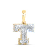 5/8CTW-DIA P1 GIFT INITIAL "T" PENDANT